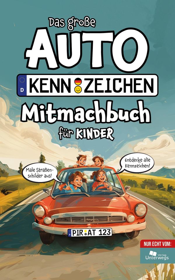 Das große Autokennzeichen Mitmachbuch für Kinder - Domenico Colucci