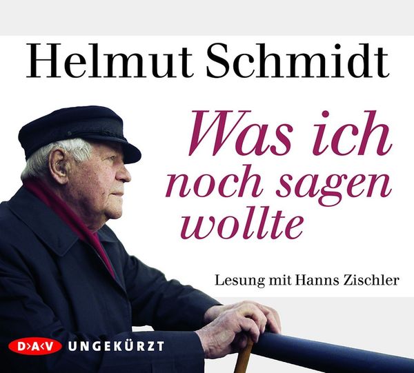 Helmut Schmidt: Was ich noch sagen wollte (4 CDs)