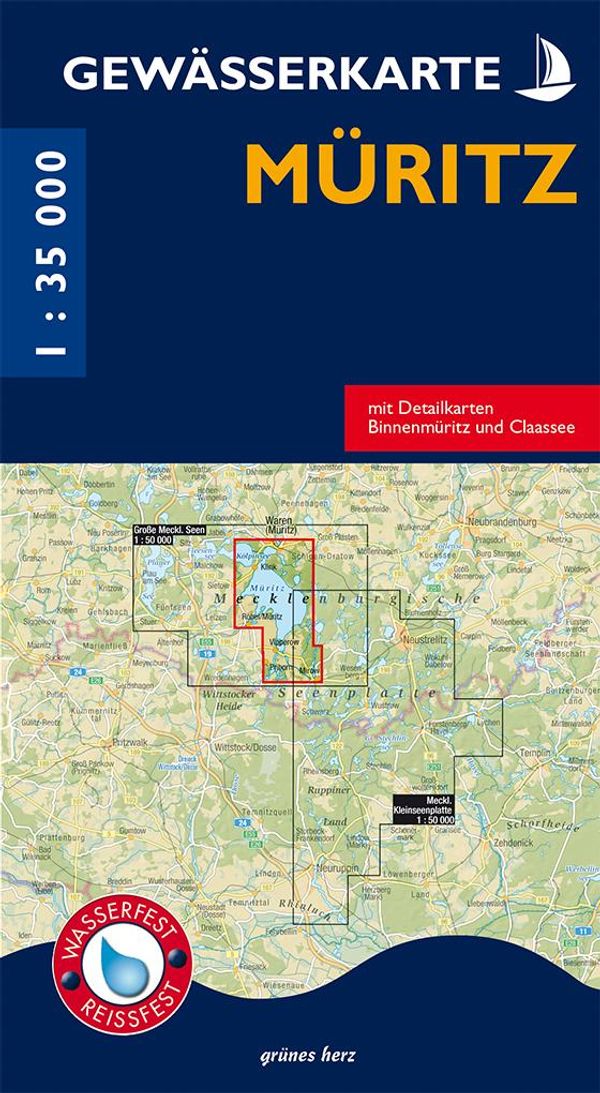 Gewässerkarte Müritz