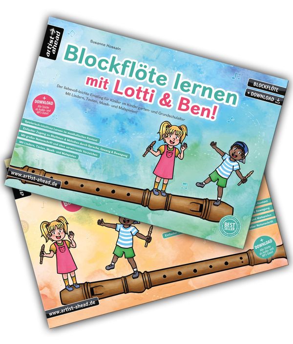 Blockflöte lernen mit Lotti & Ben - Band 1 + 2 im Set! (Buch)