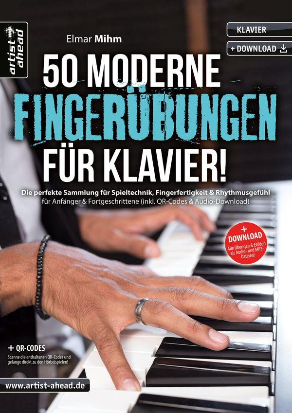 50 moderne Fingerübungen für Klavier! (Buch)