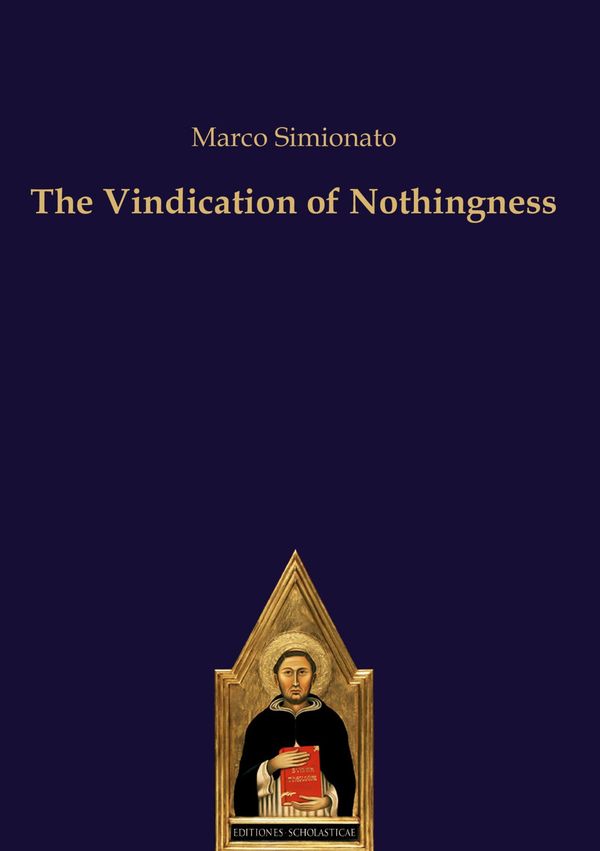 The Vindication of Nothingness - Marco Simionato (Buch)