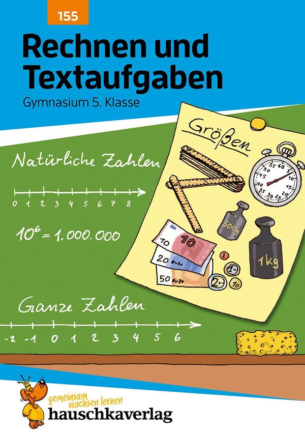 Rechnen und Textaufgaben - Gymnasium 5. Klasse, A5-Heft (Buch)
