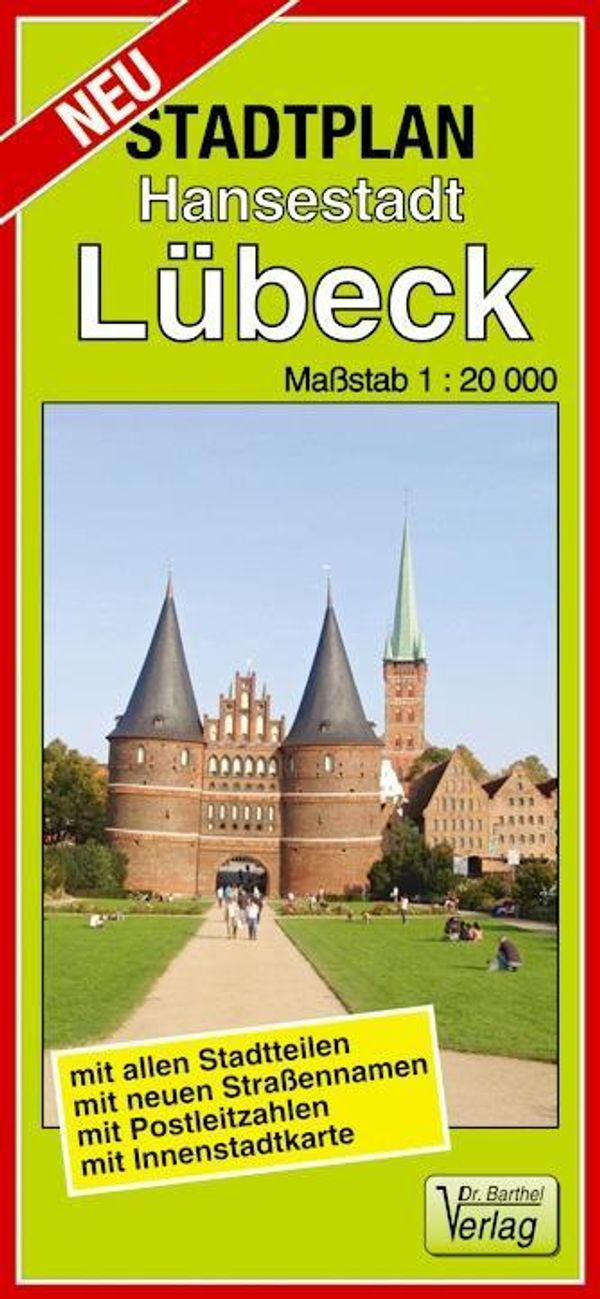 Stadtplan Hansestadt Lübeck 1:20 000 - Verlag Barthel (Buch)