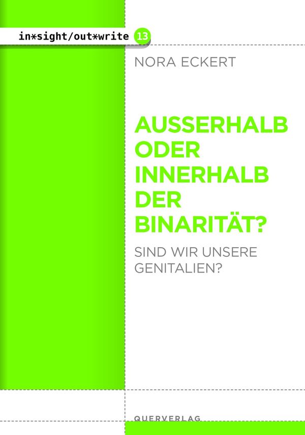 Außerhalb oder innerhalb der Binarität? - Nora Eckert (Buch)