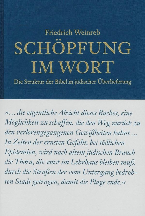 Schöpfung im Wort - Friedrich Weinreb (Buch)