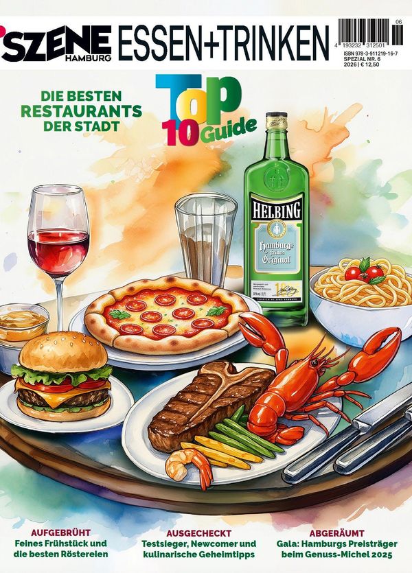 SZENE HAMBURG ESSEN + TRINKEN TOP TEN 2025/2026 (Buch)