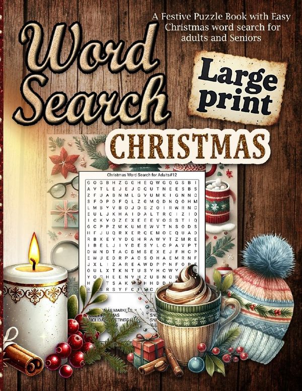 Christmas Word Search Large Print - Holly Winters (Buch)