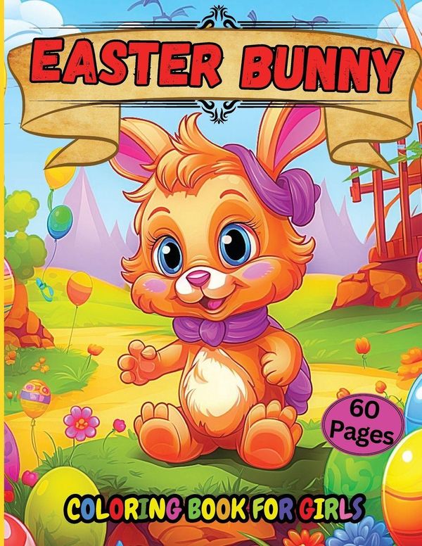 Easter Bunny Coloring Book for Girls - Tobba (Buch)