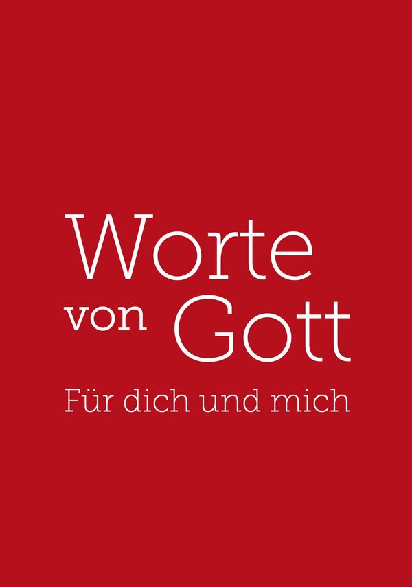 Worte von Gott - Für dich und mich (Buch)