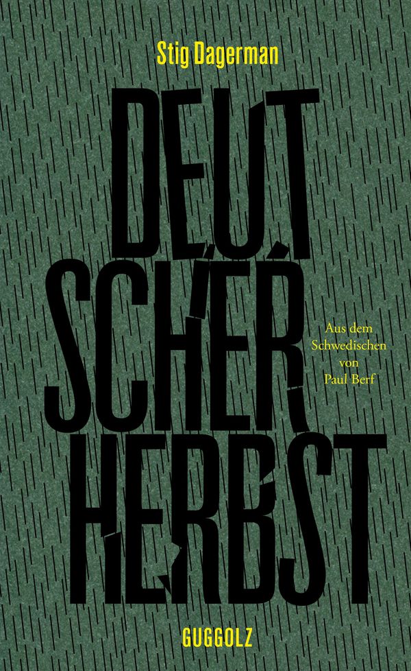 Deutscher Herbst - Stig Dagerman (Buch)