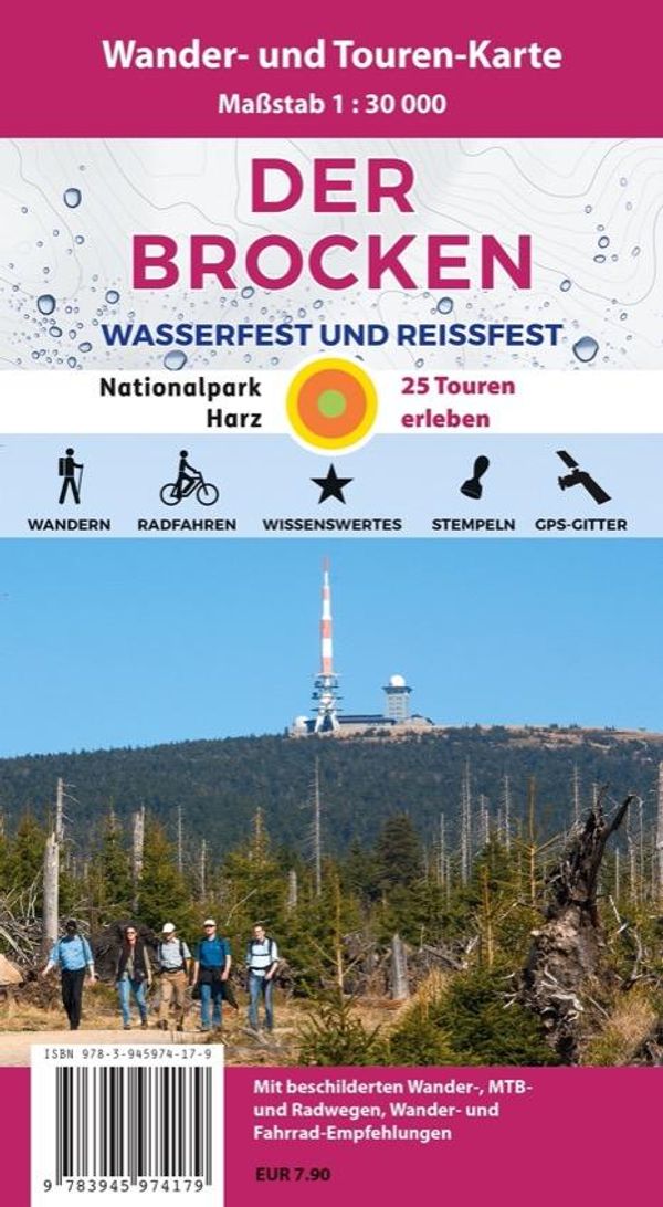 Der Brocken 1:30 000 - Bernhard Spachmüller (Buch)