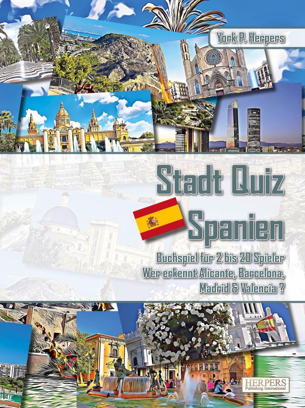 Stadt Quiz Spanien | Buchspiel für 2 bis 20 Spieler | Wer erkennt A...
