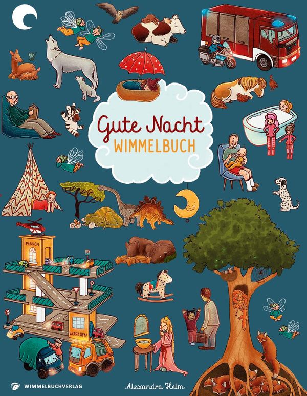 Gute Nacht Wimmelbuch ab 2 Jahren - Alexandra Helm (Buch)