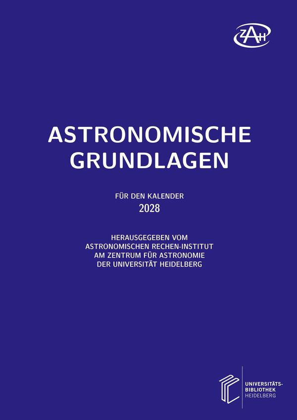 Astronomische Grundlagen für den Kalender ... / Astronomische Grund...