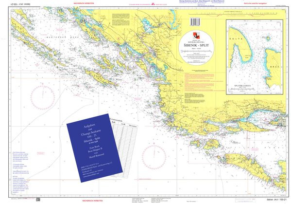 Übungs-Seekarte 100-21 - HHI Split (Buch)