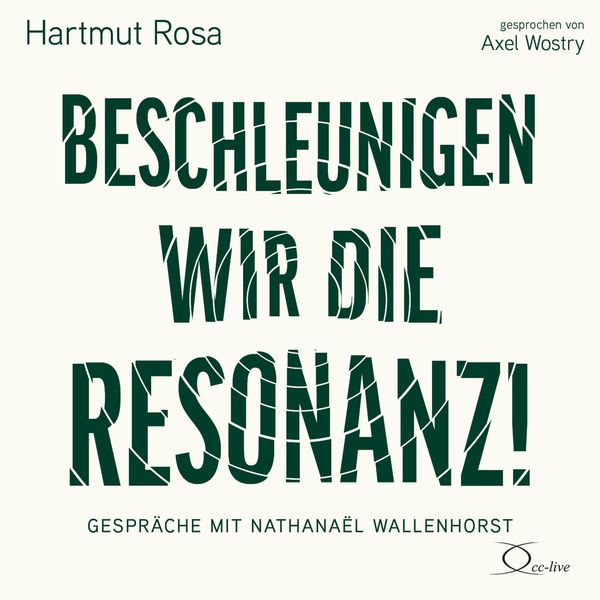 Hartmut Rosa: Beschleunigen wir die Resonanz! (CD)
