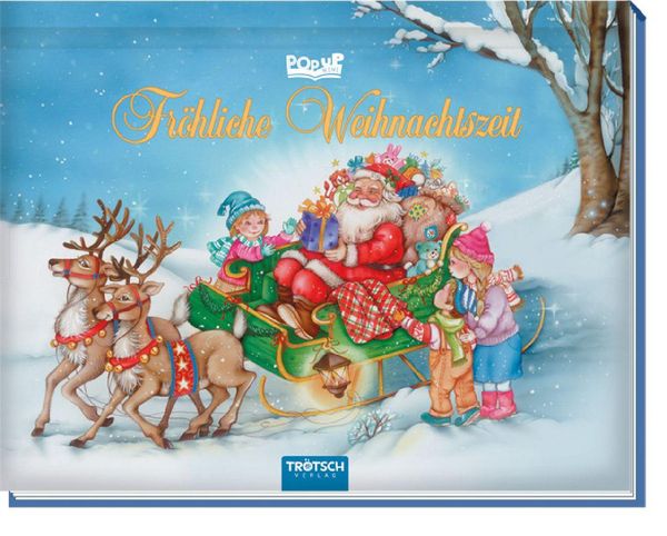 Mini Pop-Up Buch "Fröhliche Weihnachtszeit" (Buch)
