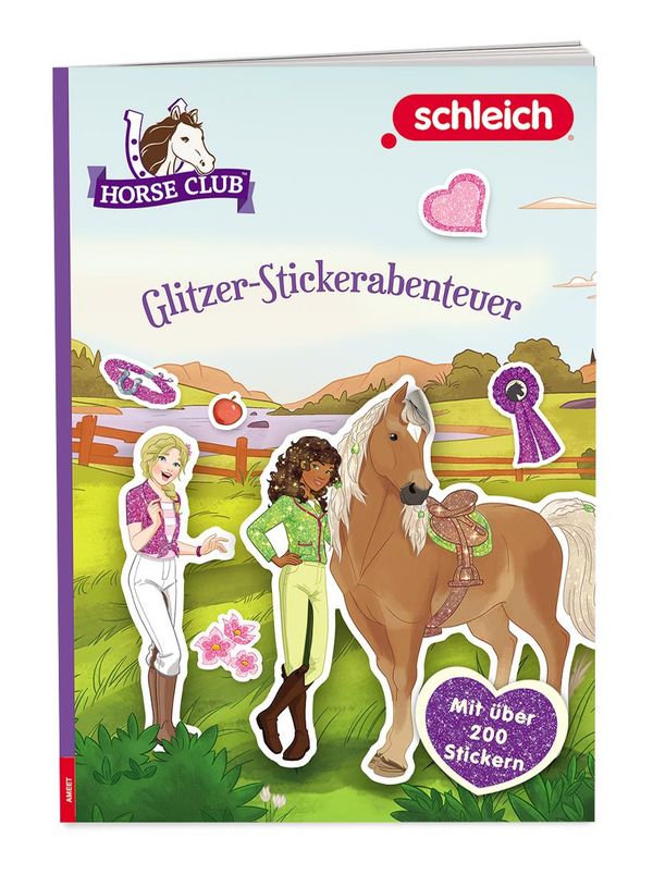 schleich Horse Club - Glitzer-Stickerabenteuer (Buch)
