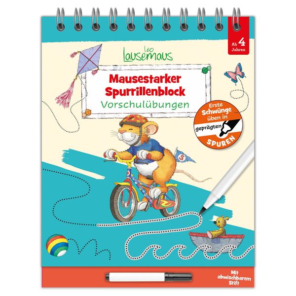 Leo Lausemaus - Mausestarker Spurrillenblock - Vorschulübungen (Buch)