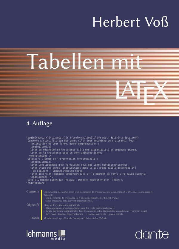 Tabellen mit LaTeX - Herbert Voß (Buch)
