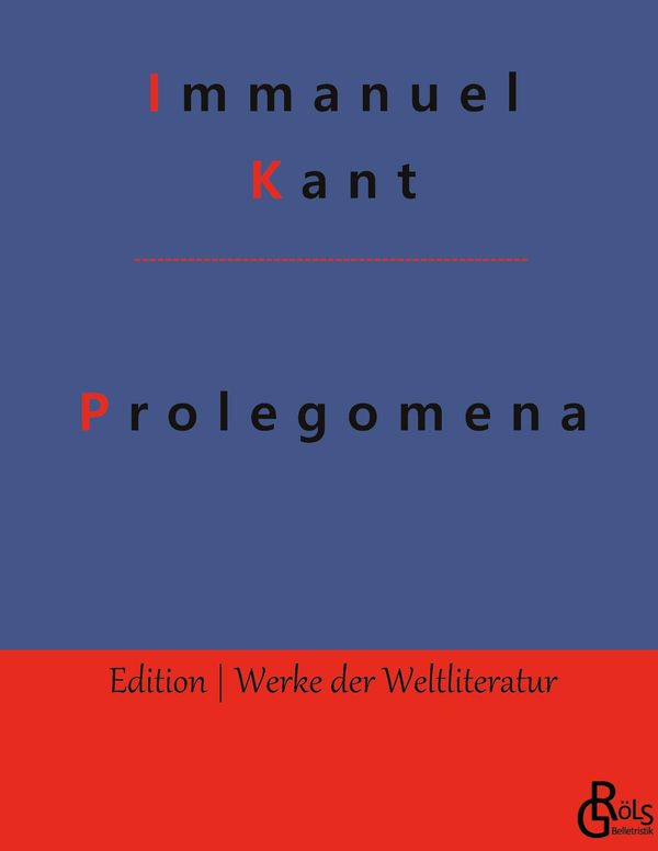 Prolegomena - Immanuel Kant (Buch)