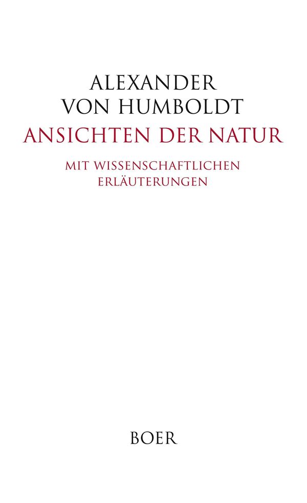 Ansichten der Natur - Alexander Von Humboldt (Buch)