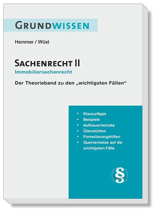 Grundwissen Sachenrecht II - Immobiliarsachenrecht (Buch)