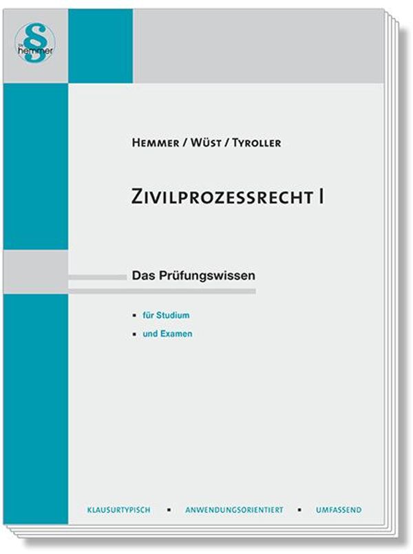 Zivilprozessrecht I - Karl-Edmund Hemmer (Buch)