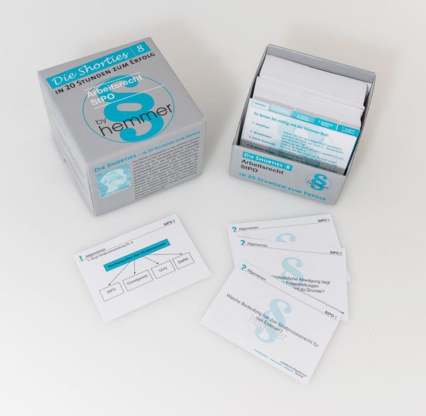 Shorties Box 8: Arbeitsrecht, Strafprozessordnung (StPO) (Buch)