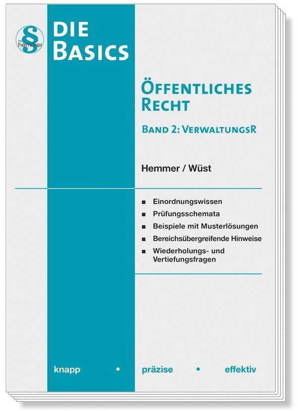 Die Basics - Öffentliches Recht Band II - Verwaltungsrecht (Buch)