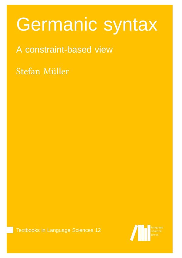 Germanic syntax - Stefan Müller (Buch)