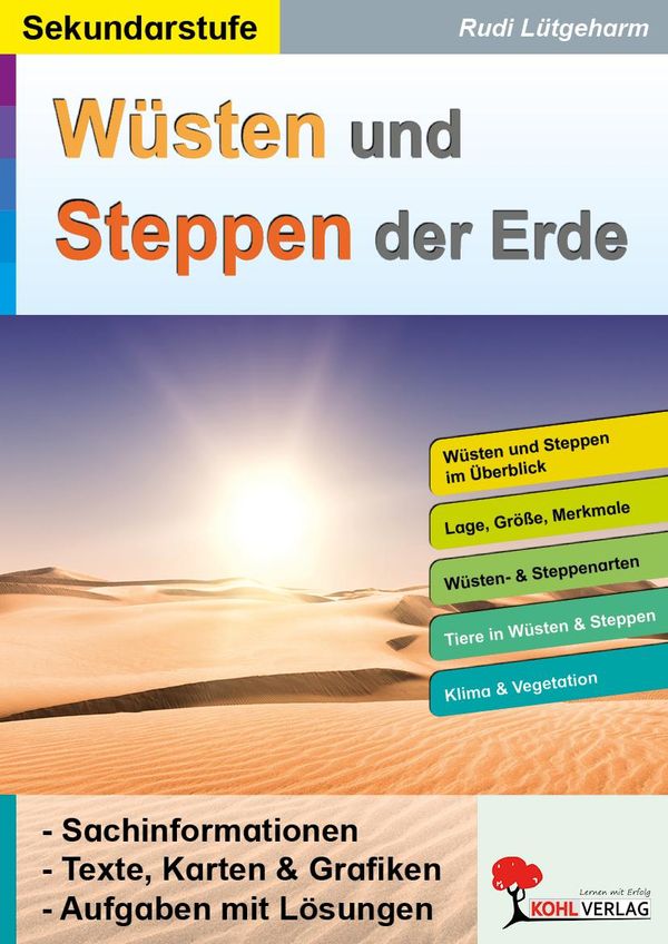 Wüsten & Steppen der Erde - Rudi Lütgeharm (Buch)