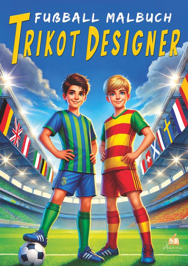 Fußball-Malbuch Trikot-Designer für Kinder ab 6 Jahren mit 100 Moti...