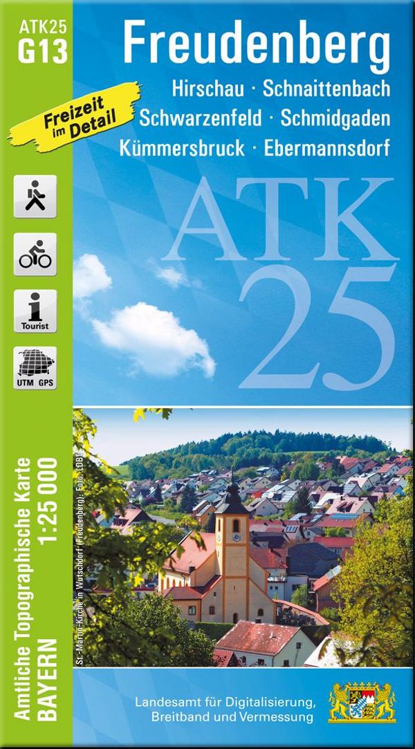 ATK25-G13 Freudenberg (Amtliche Topographische Karte 1:25000)