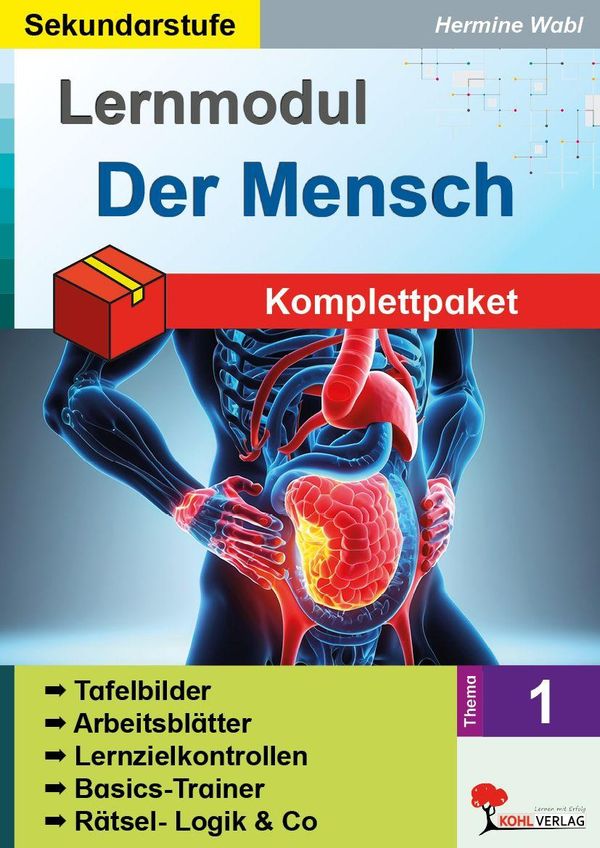 Lernmodul 1: Der Mensch / Komplettpaket* - Hermine Wabl (Buch)