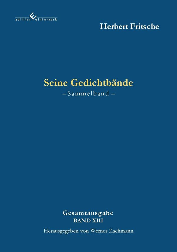 Gedicht-Bände Sammelband - Herbert Fritsche (Buch)