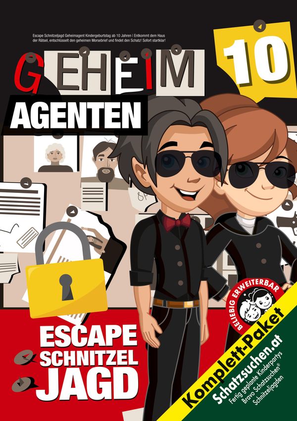Geheimagenten Schatzsuche für Spionageliebhaber ab 10 Jahren (Buch)