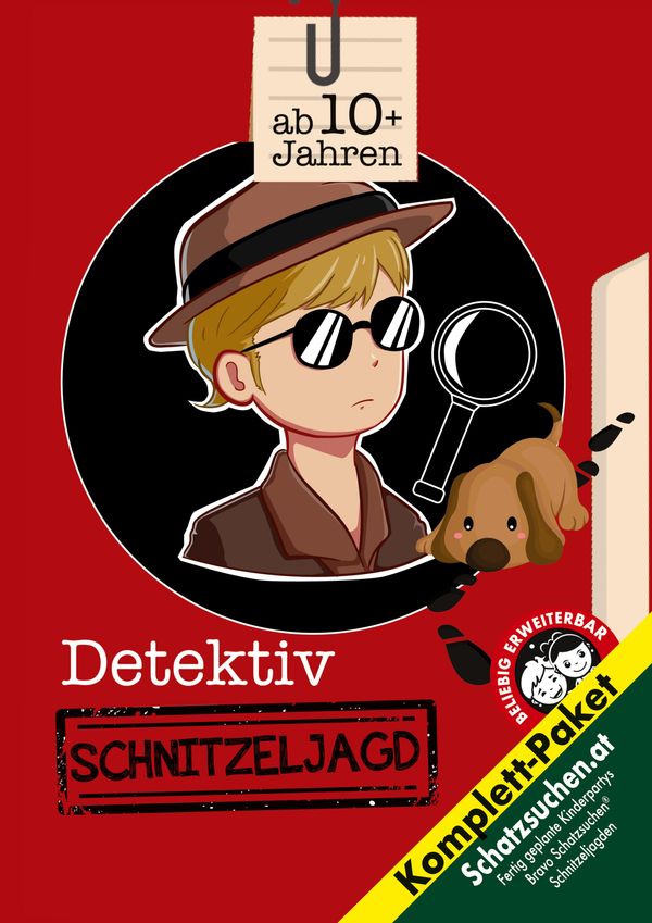 Detektiv Schnitzeljagd Schatzsuche Kindergeburtstag ab 10 Jahre (Buch)