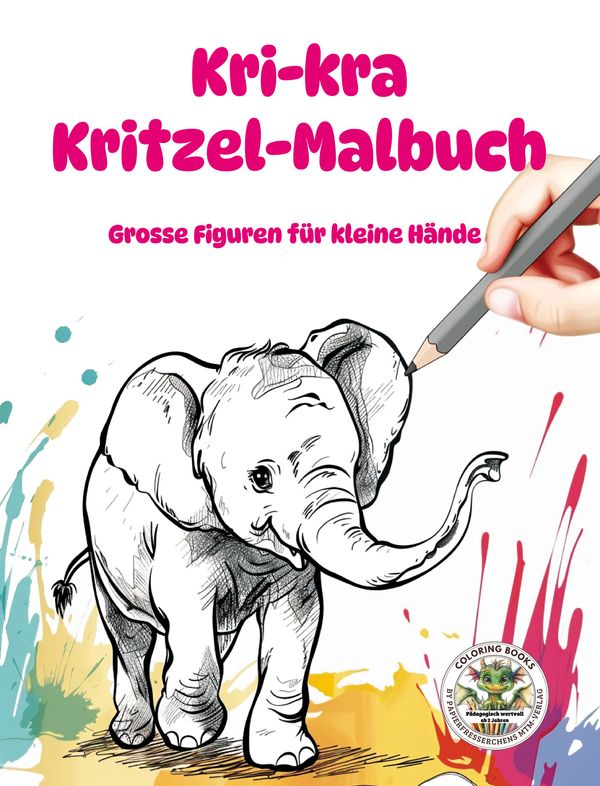 Kri-kra Kritzel-Malbuch - Große Bilder für kleine Hände (Buch)