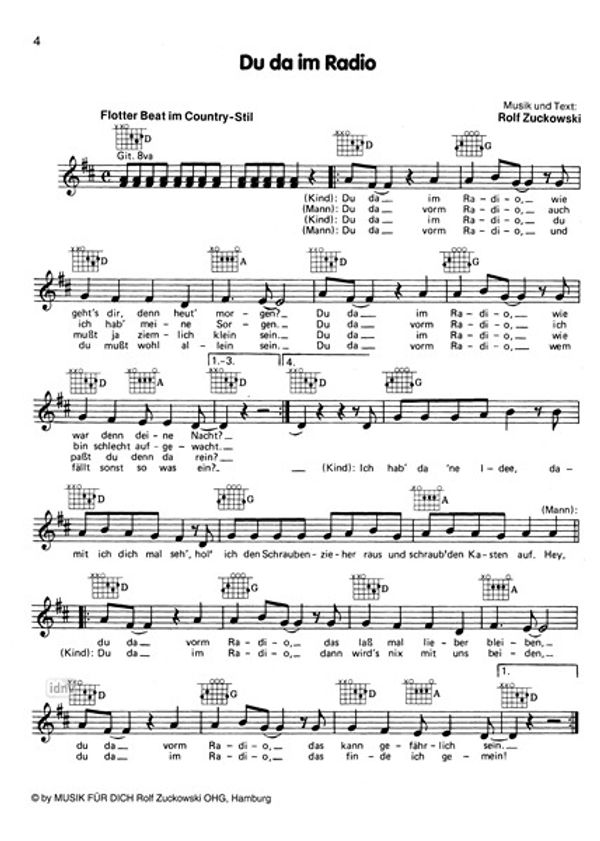 Rolf Zuckowski: Kinderliederbuch (Noten) – jpc