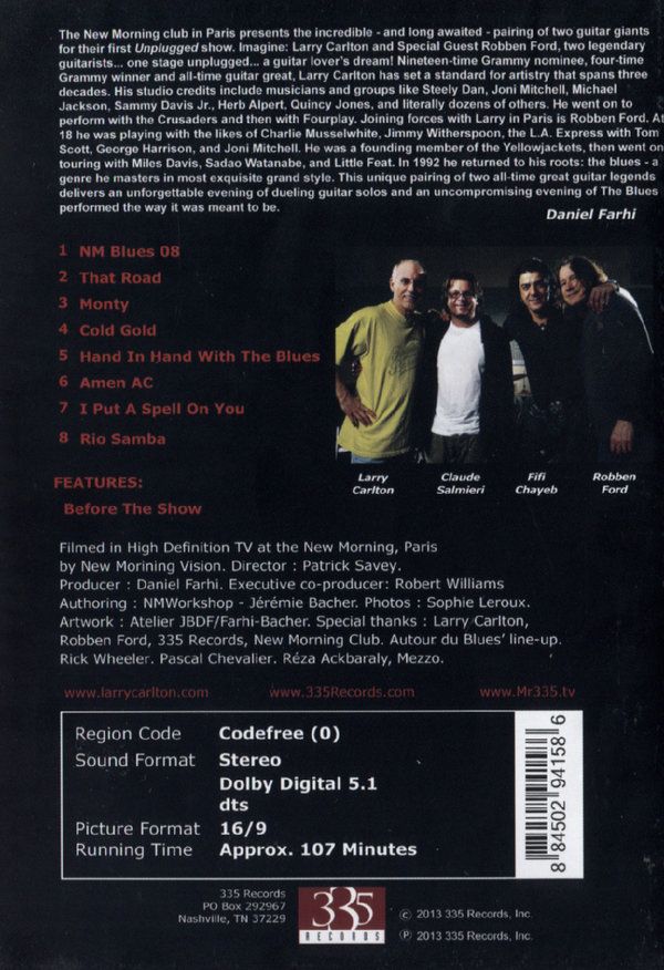 Larry carlton robben ford unplugged dvd