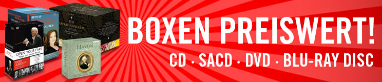 Preiswerte Boxen – CDs, SACDs, DVDs, Blu-ray Discs